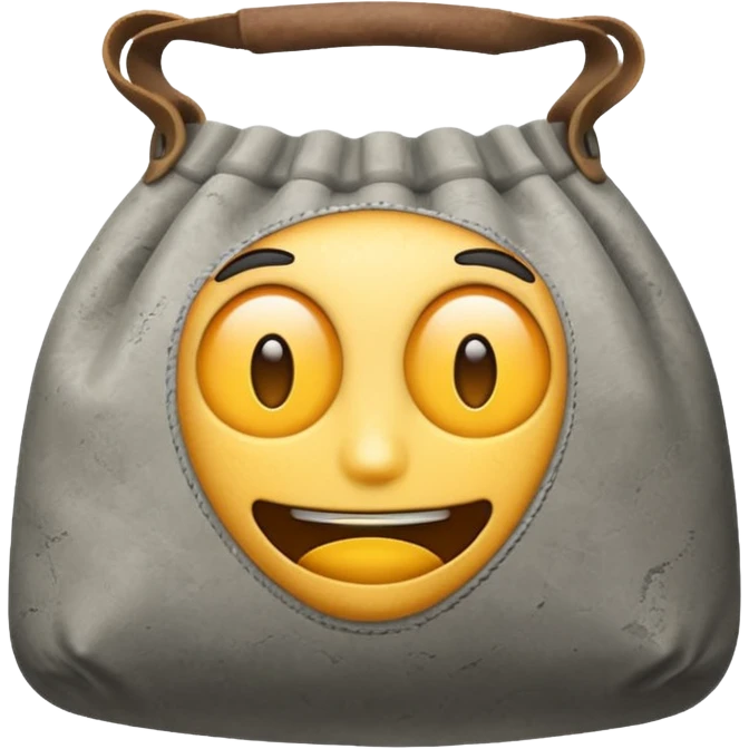cement bag simple emoji style emoji