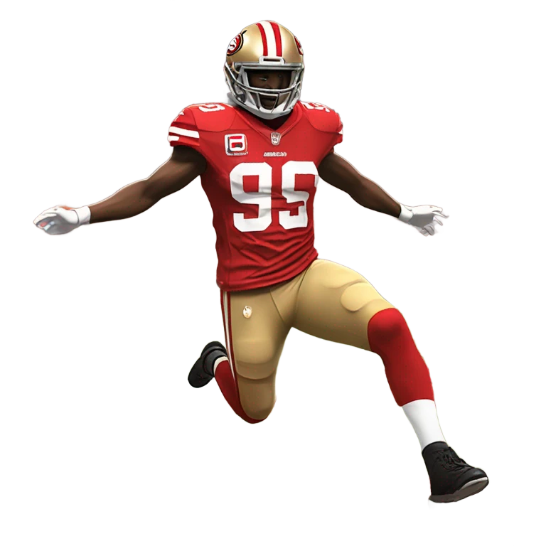 49ers touchdown emoji