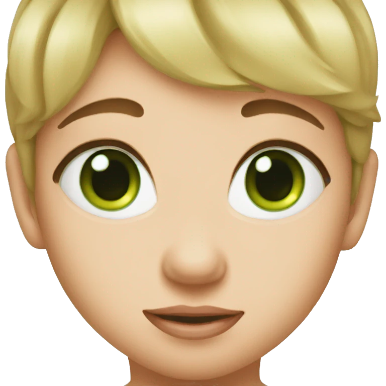 Baby green eyes emoji