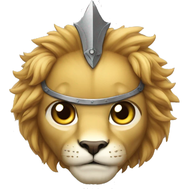 lion paladin crazy emoji