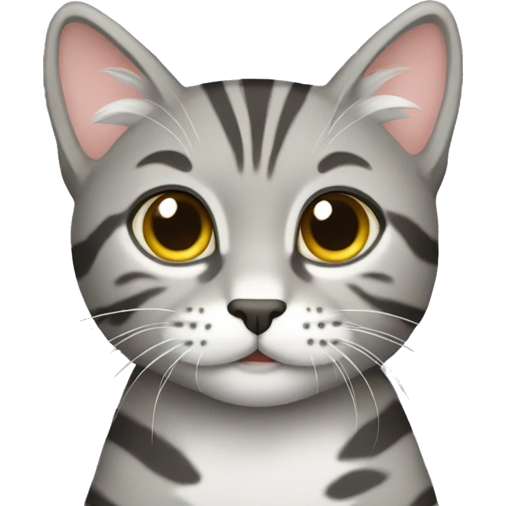 Gray tabby emoji