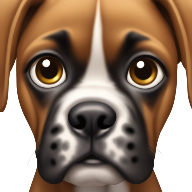 Boxer puppy eyes emoji