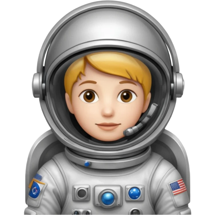 Astronaut on rocket emoji