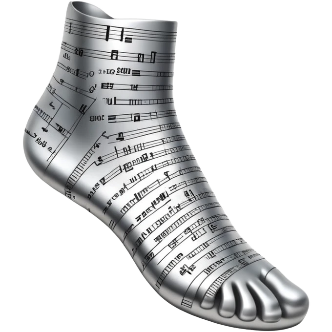 Foot math emoji