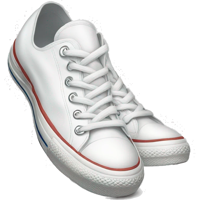 White converse sneaker emoji