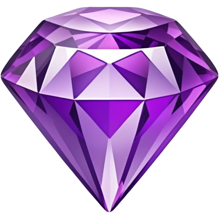 glitter purple crystal diamond emoji