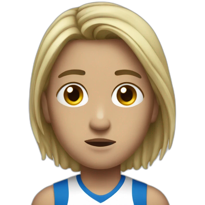 atleta triste emoji