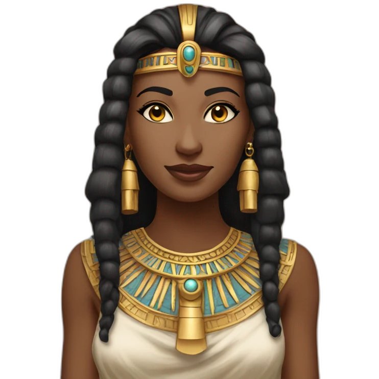 Ancient Egypt princess fair skin emoji