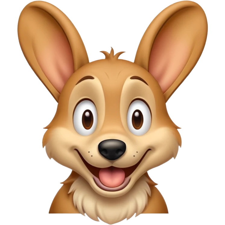 goofy dog from Disney with confused expression emoji