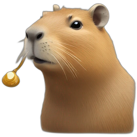 capybara with monocle emoji