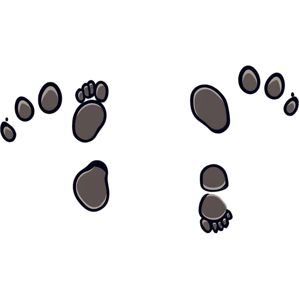 footprints emoji