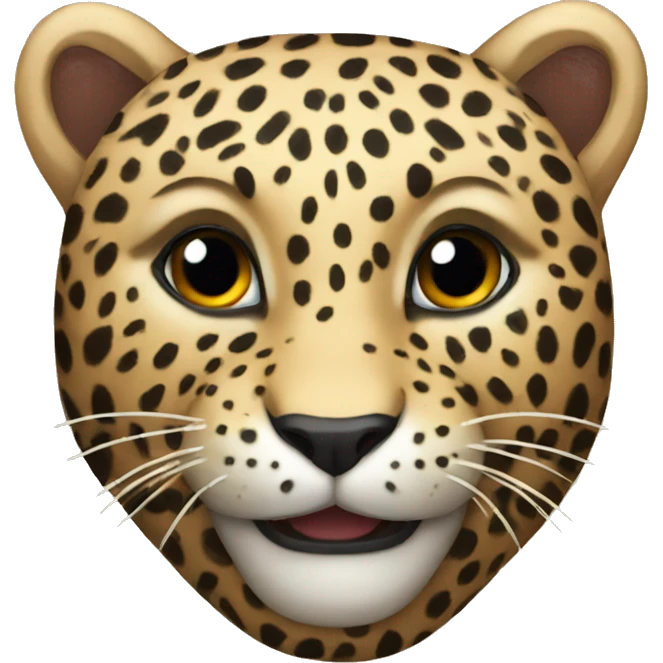 leopard happy emoji