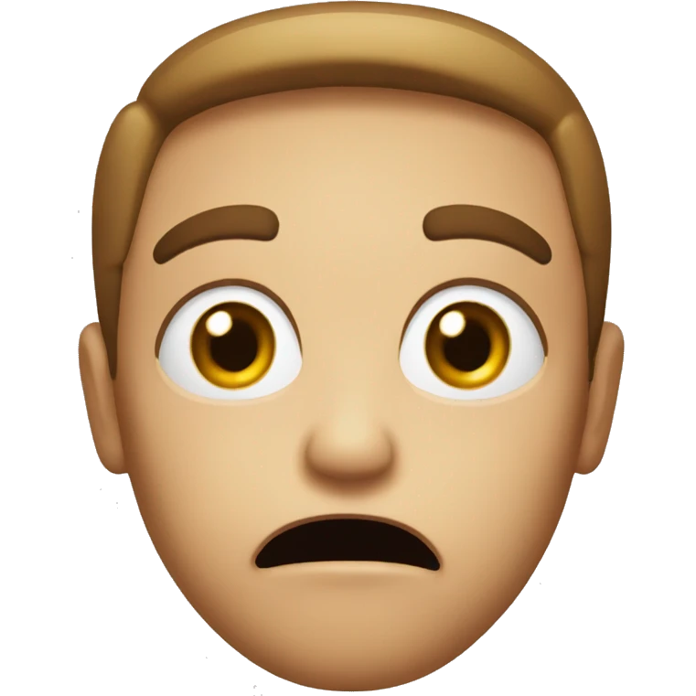 Face shocked saying holy moly emoji