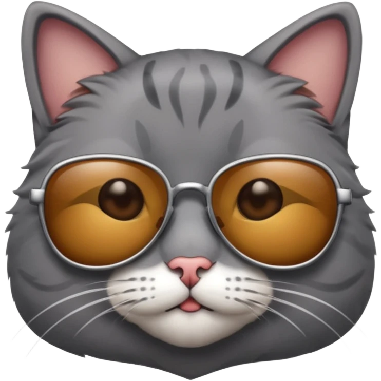 Cat wearing sunglasses emoji