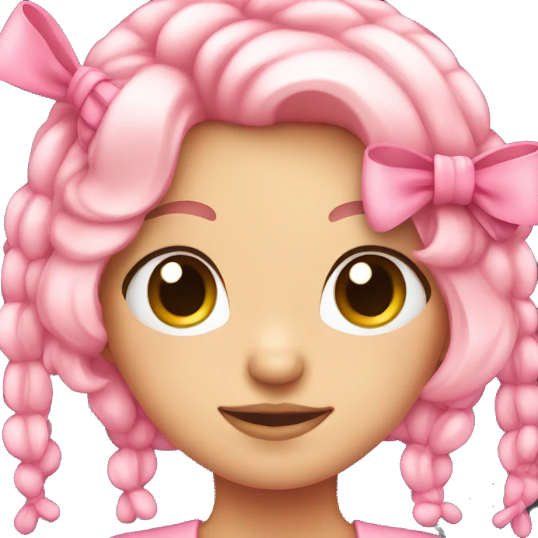 pink cute bow emoji