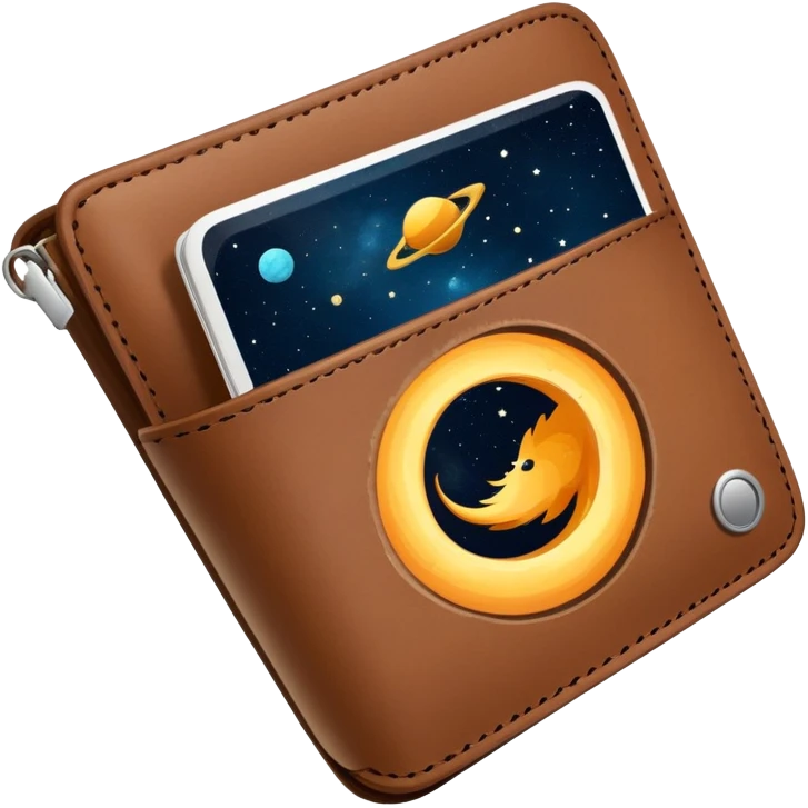 Men’s wallet flying into a black hole in outer space with the caption  weeeeeeee￼ emoji