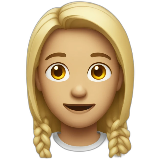 person showing like without smiling emoji