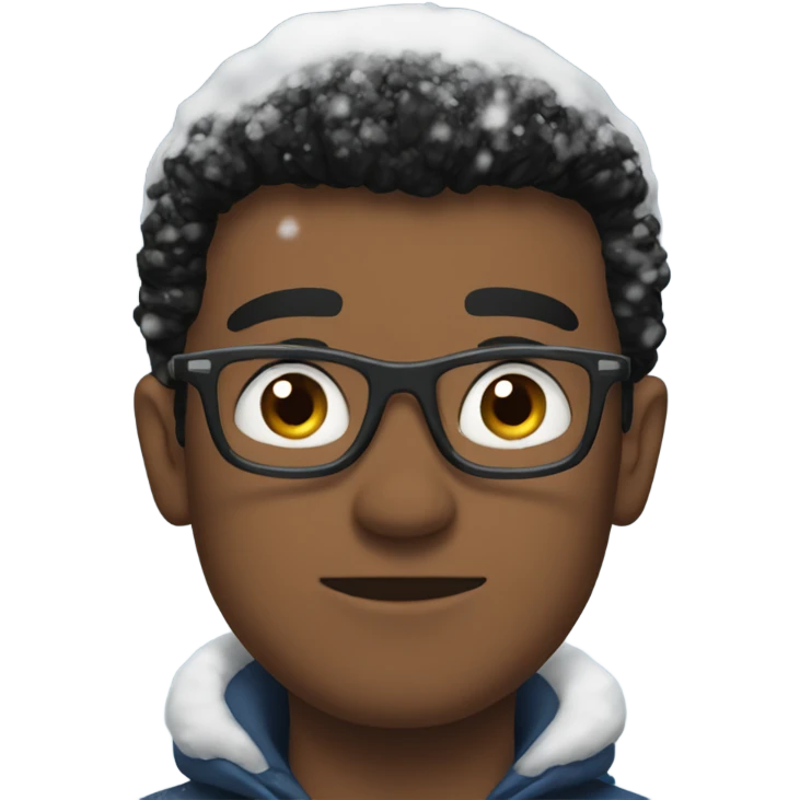 Archie in snow emoji