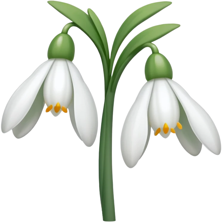 snowdrop emoji emoji
