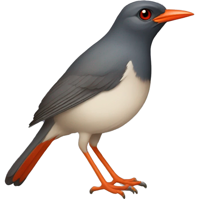 Red-legged Thrush  emoji