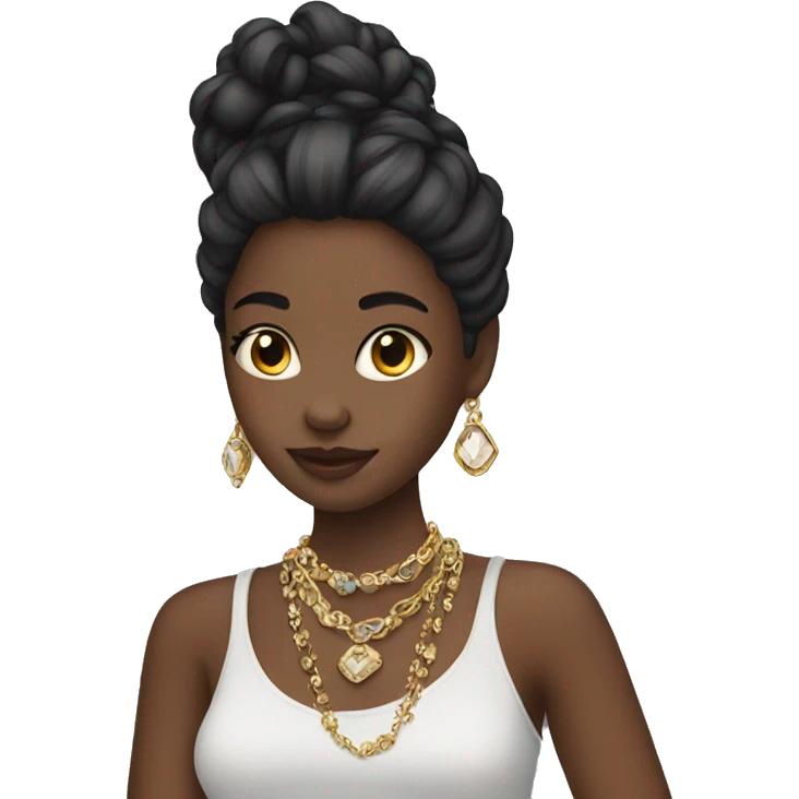 girl with jewelry emoji