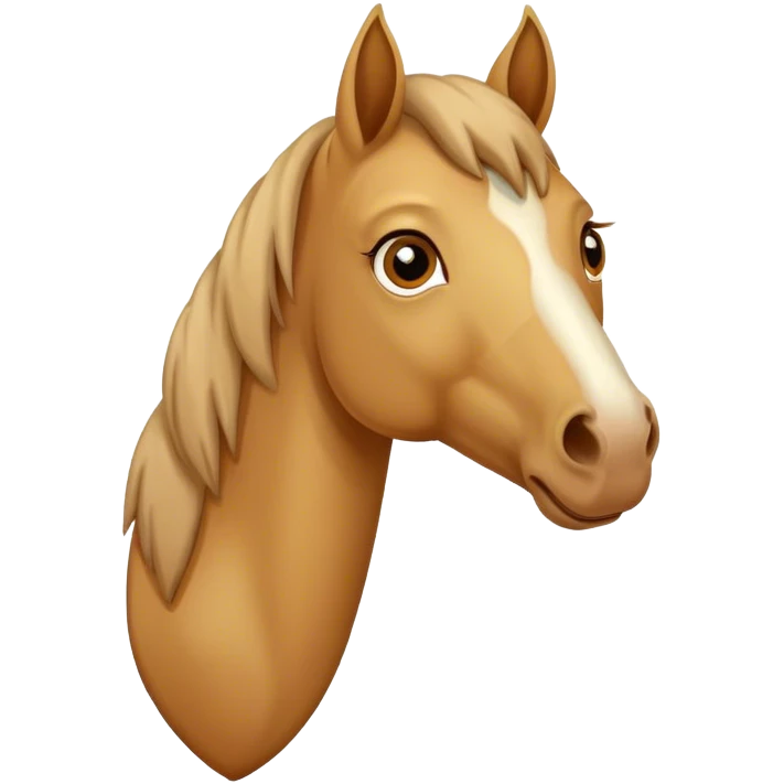 silly horse emoji