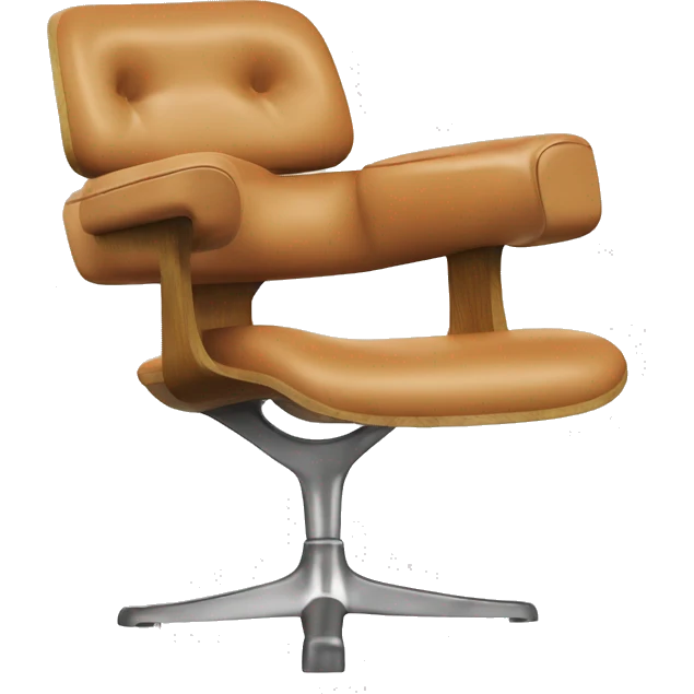vitra Eames arm chair emoji