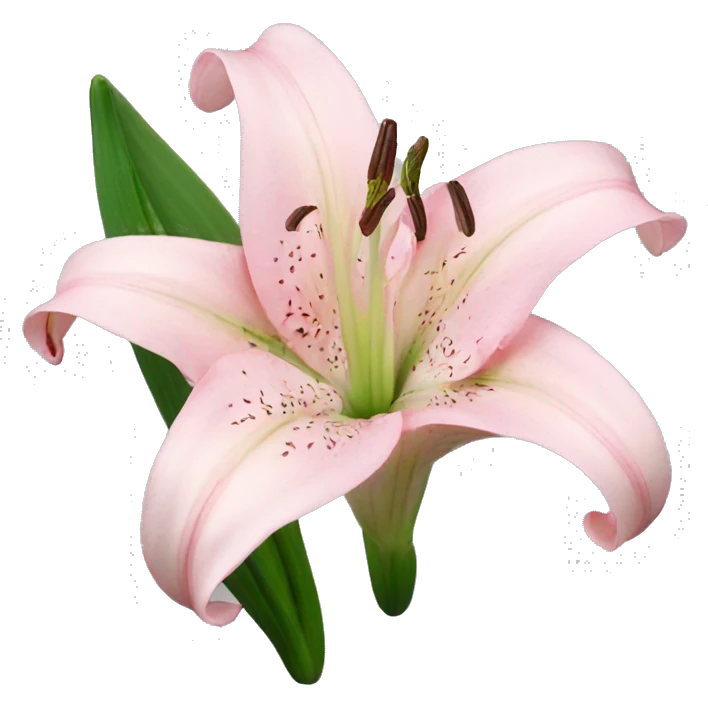 light pink lilium emoji