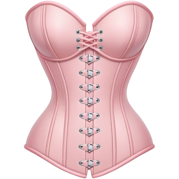 Pastel pink corset  emoji