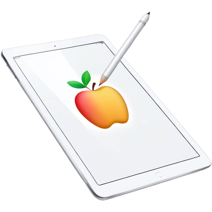 iPad and Apple Pencil  emoji