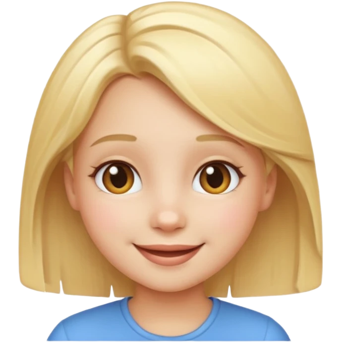 A baddie girl giving cute vibes but don't make it look like more of a human emoji more of a emoji a regular emoji emoji