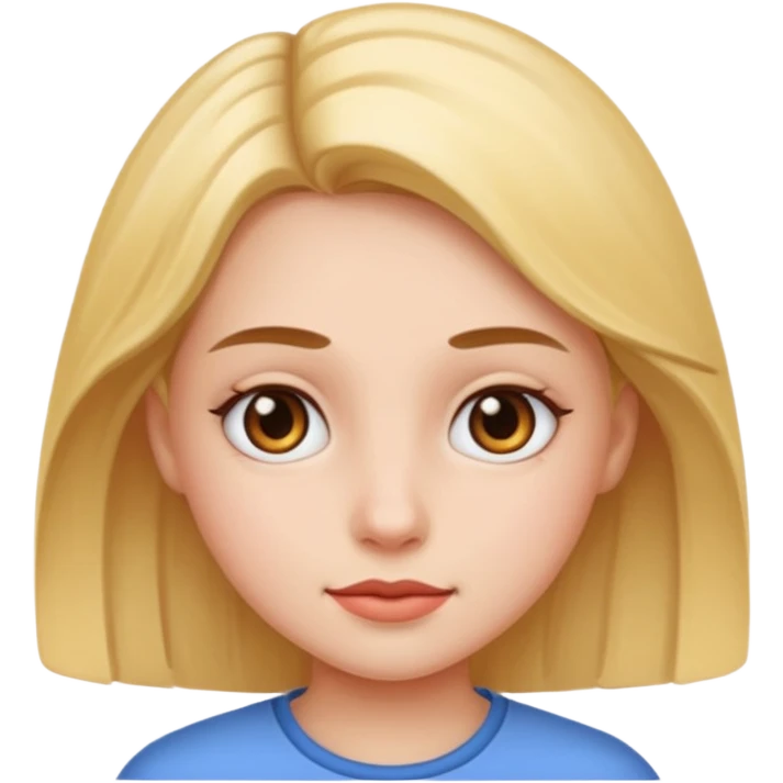 Una ragazza emoji