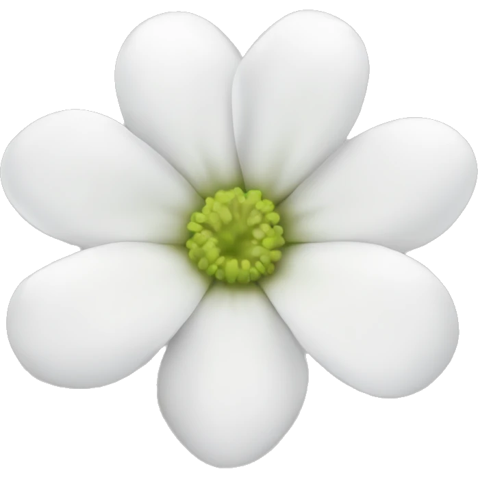 White flower  emoji