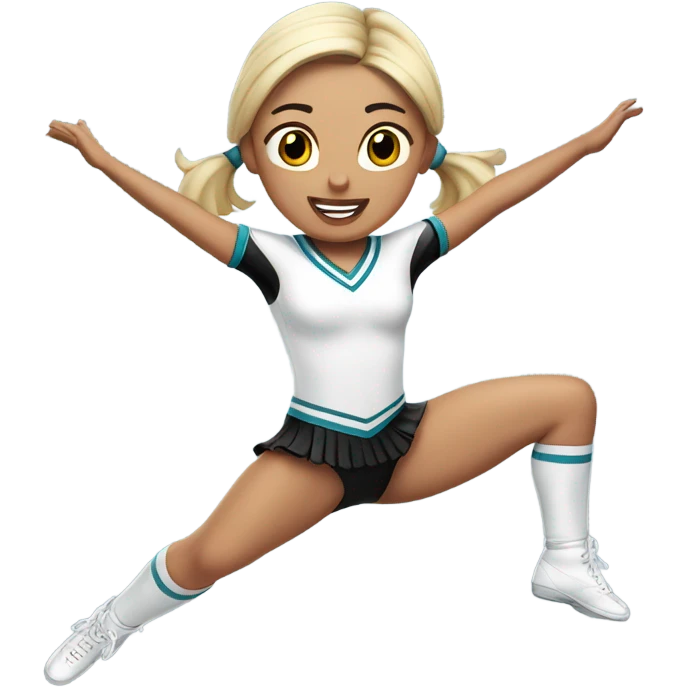 Jumping-splits-white-Cheerleader-pigtails  emoji