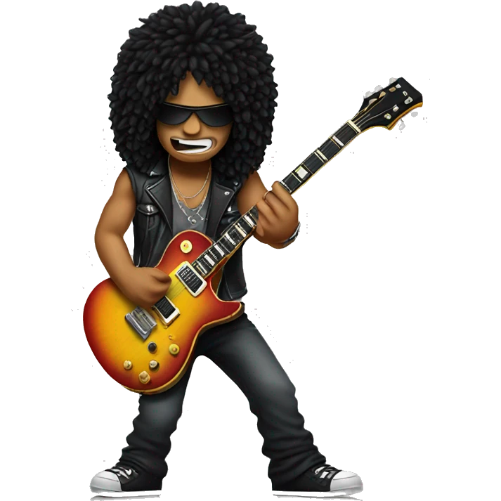 slash-playing-guitar emoji