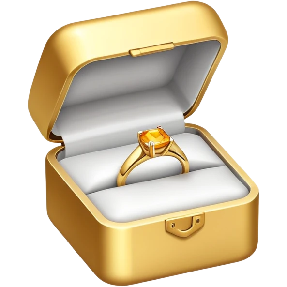 Wedding ring in a box emoji