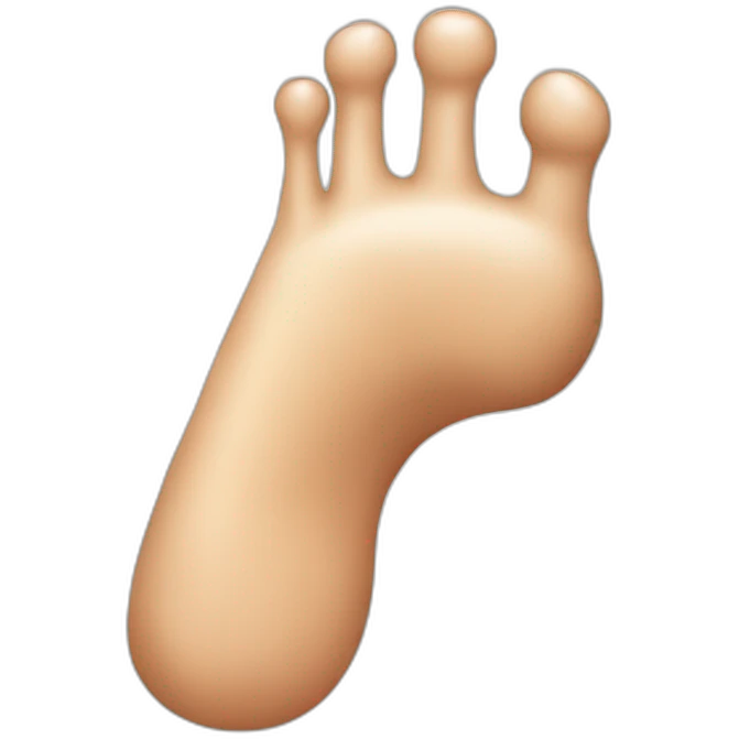 Toe jammer emoji