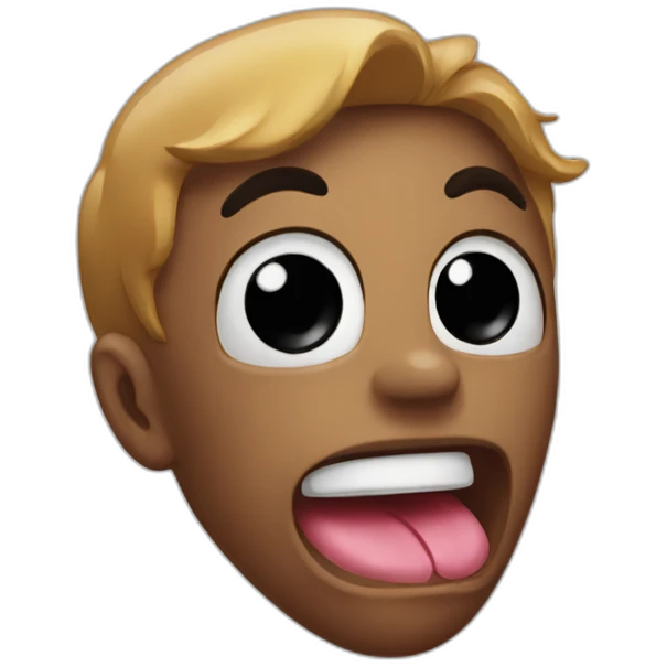 Die tongue out emoji
