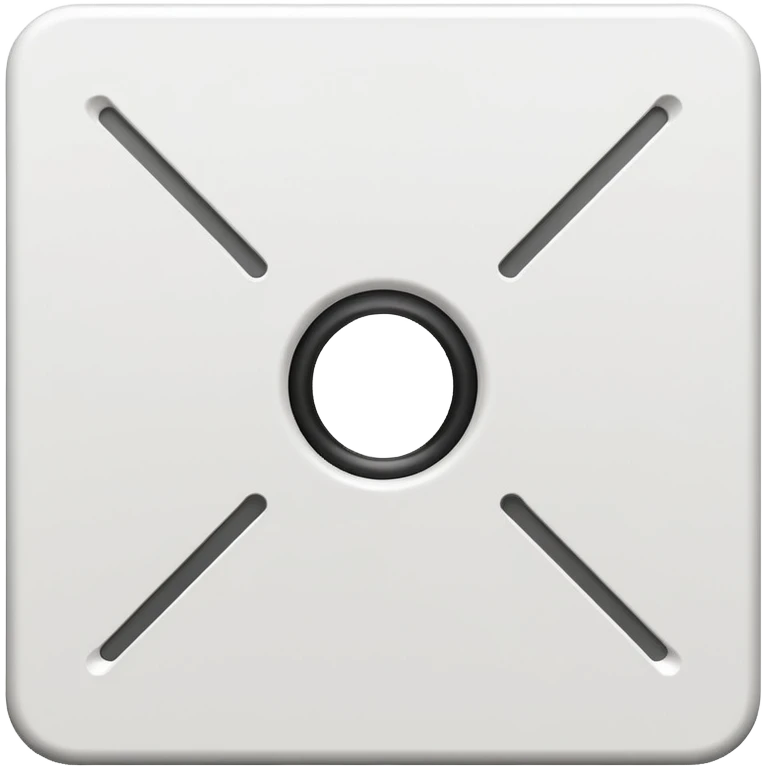 Exact Roblox app icon. One thick white square rotated exactly 45 degrees with a perfectly centered smaller square hole. Solid bright blue background (#2D8CFF). Flat, simple, no shadow, no gradient, no text. Perfect symmetry. emoji