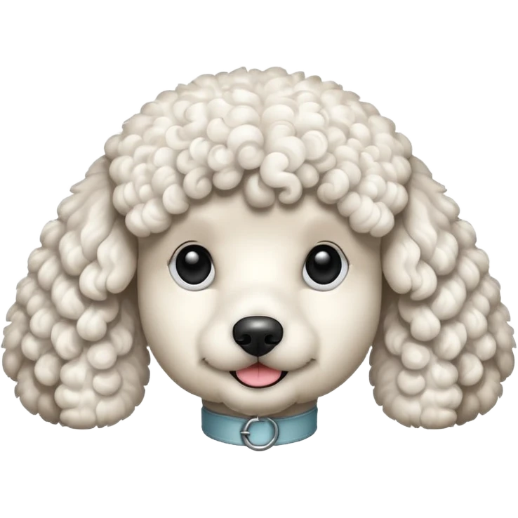 Perro poddle emoji