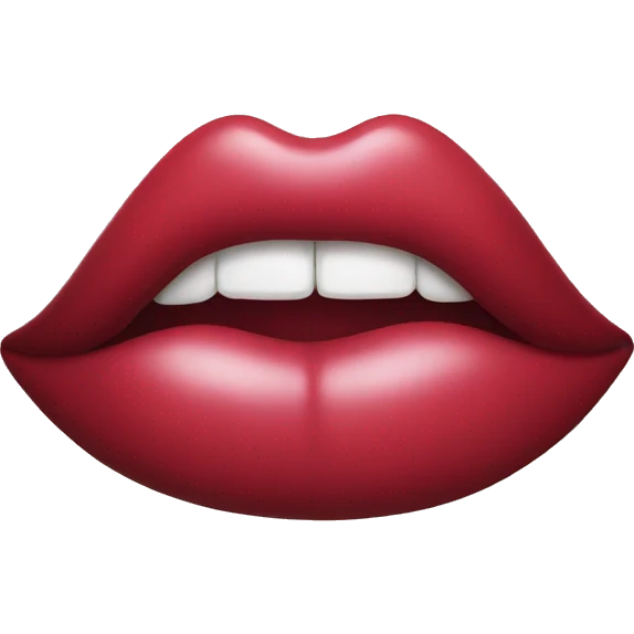 Lip emoji