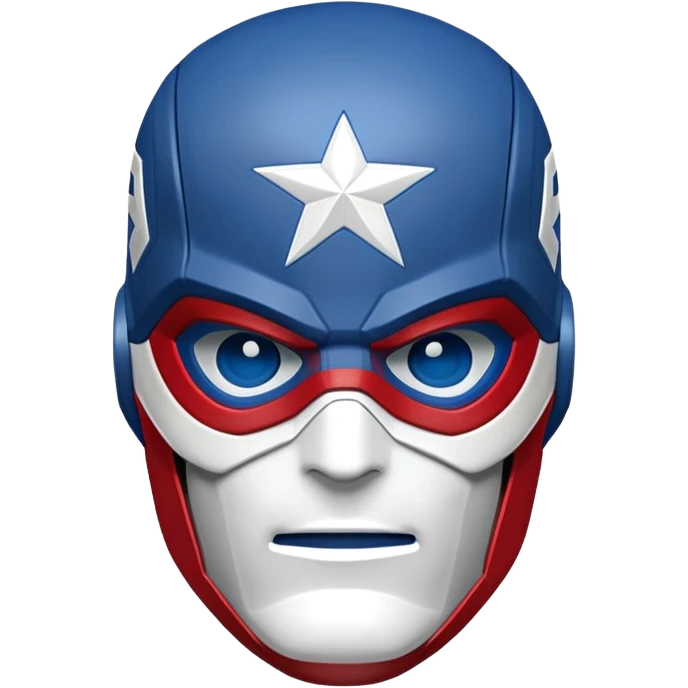 Captain America mask emoji