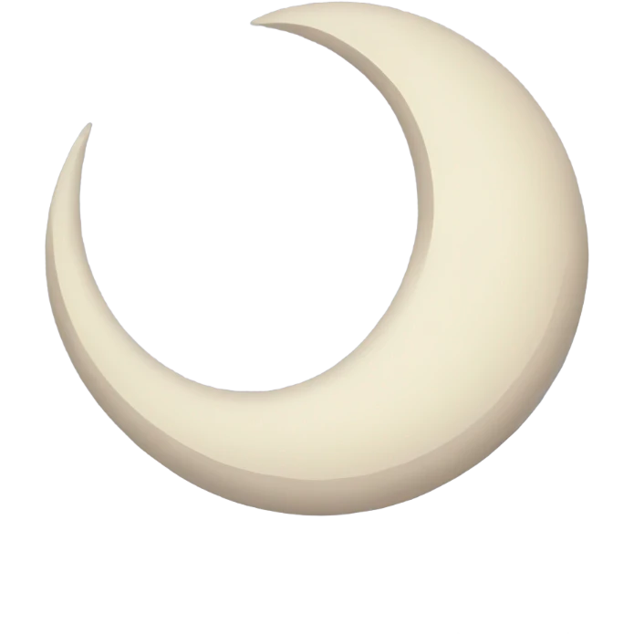 Crescent moon  emoji