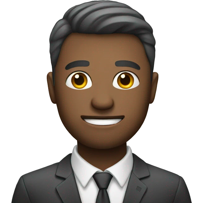 man with business card emoji