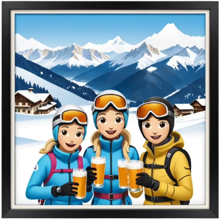 Apres ski flachau emoji