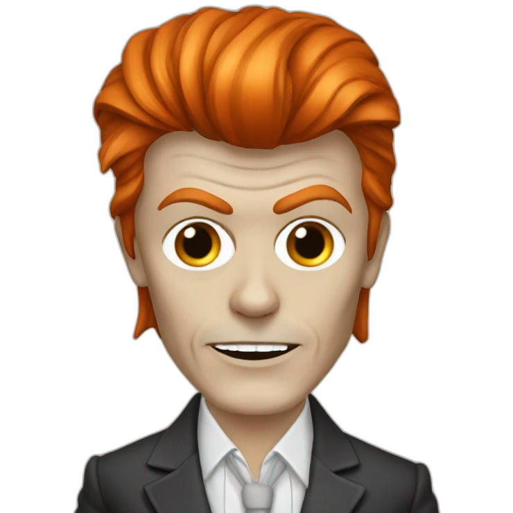 Hallowen jack david bowie emoji