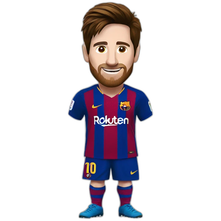 Messi en mère emoji