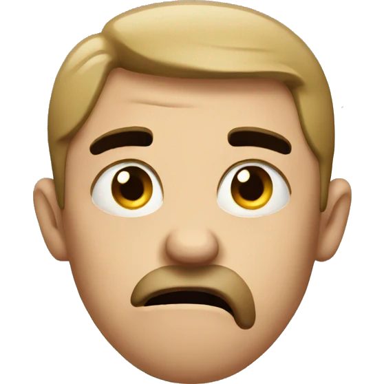 Disgusted emoji