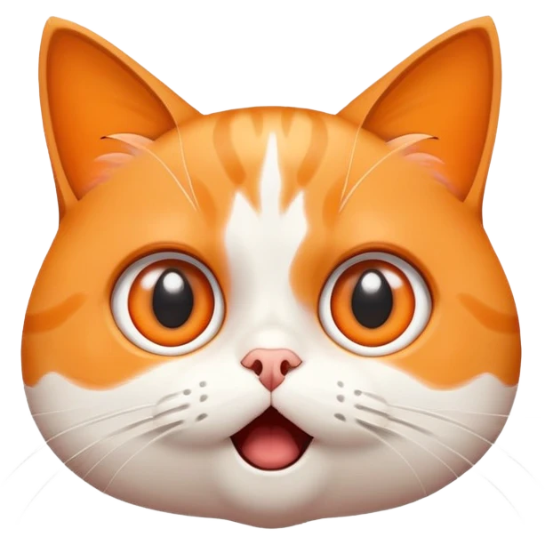 surprised shocked cat meme emoji
