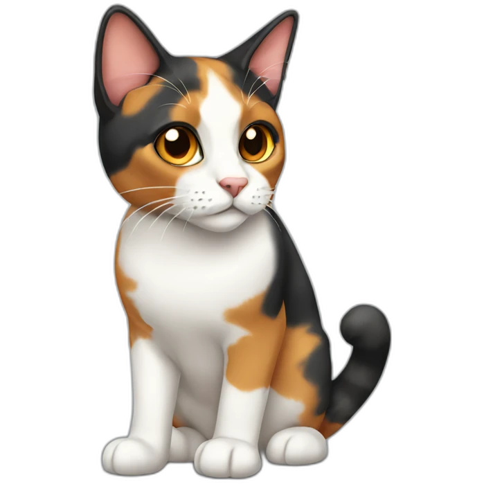 calico cat emoji